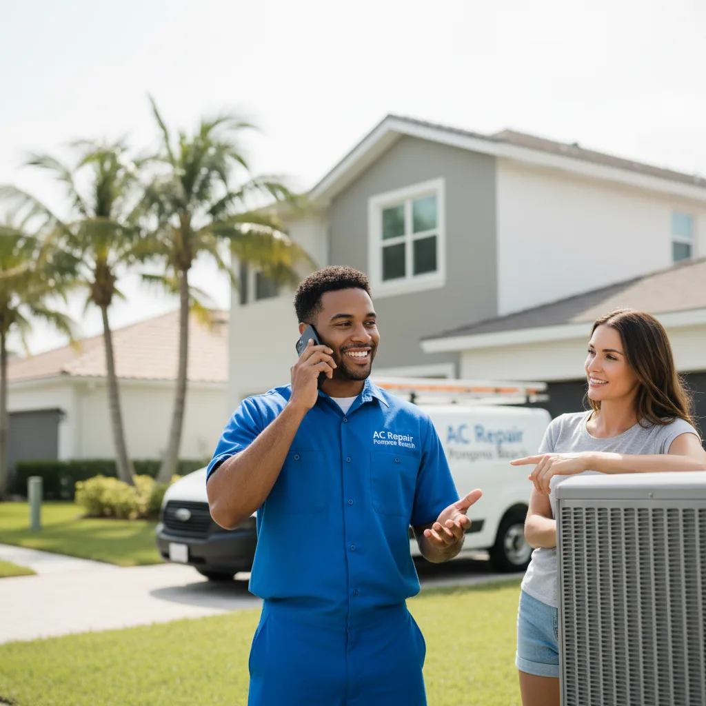 AC Repair Pompano Beach customer support in Malakoff